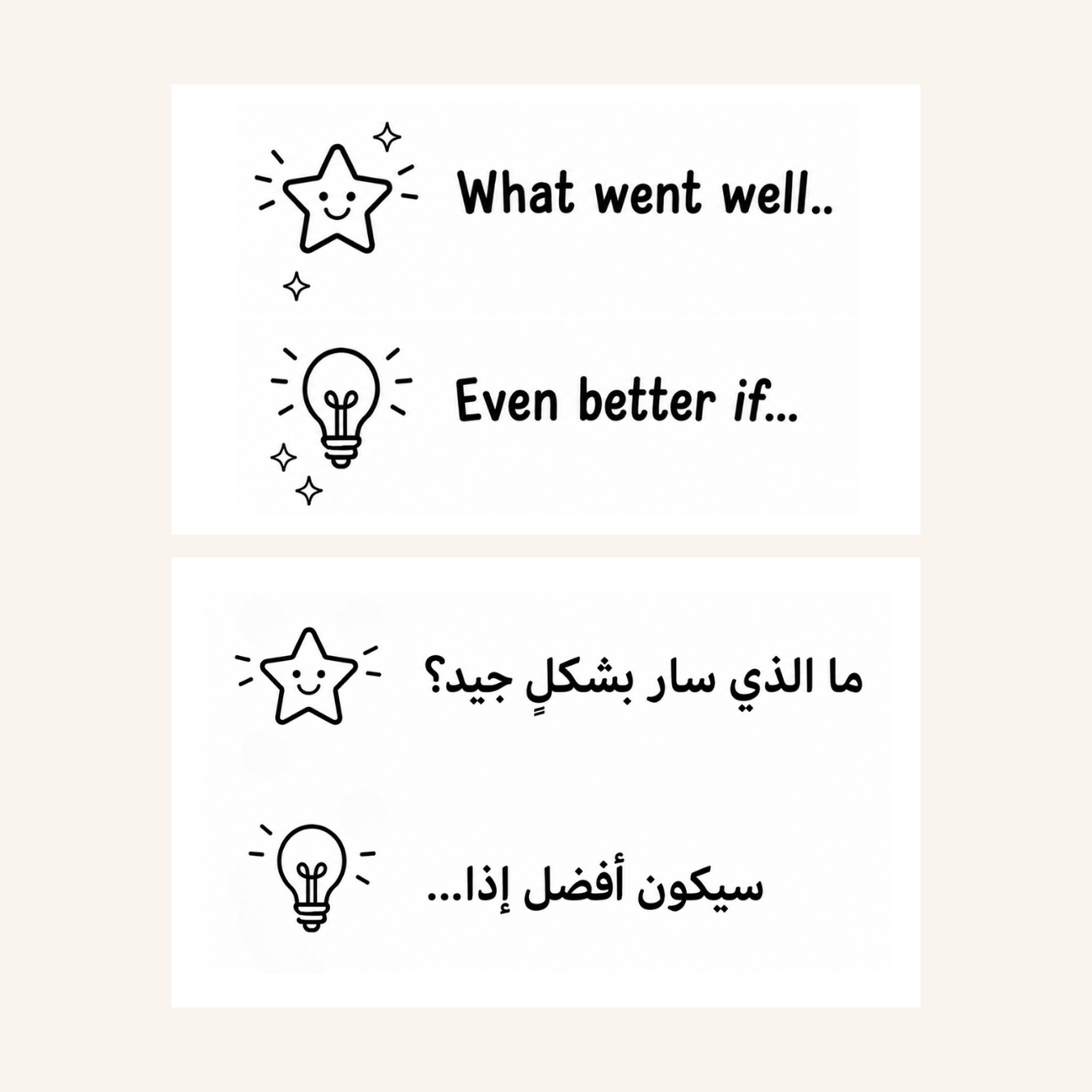ما الذي سار على ما يرام