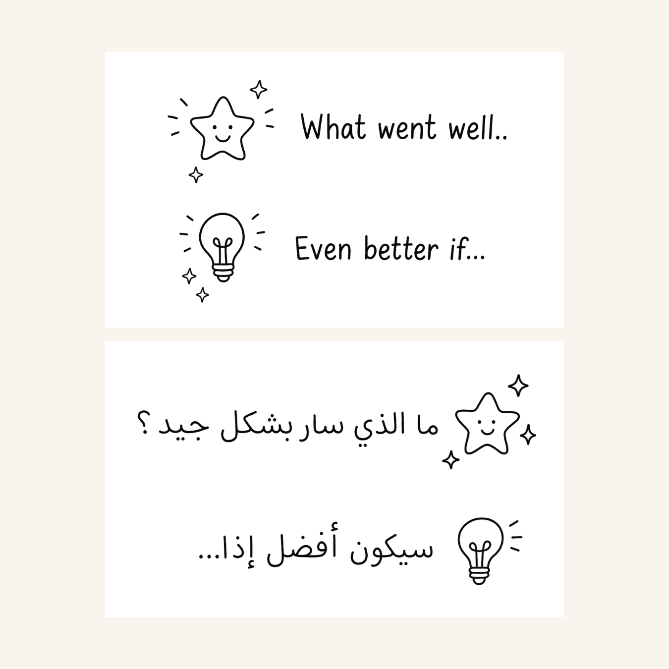 ما الذي سار على ما يرام